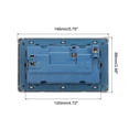 thumbnail image 2 of UK US Socket Double Multi Switched Power Outlet Grey 250V 13A 146mmx88mm, 2 of 5