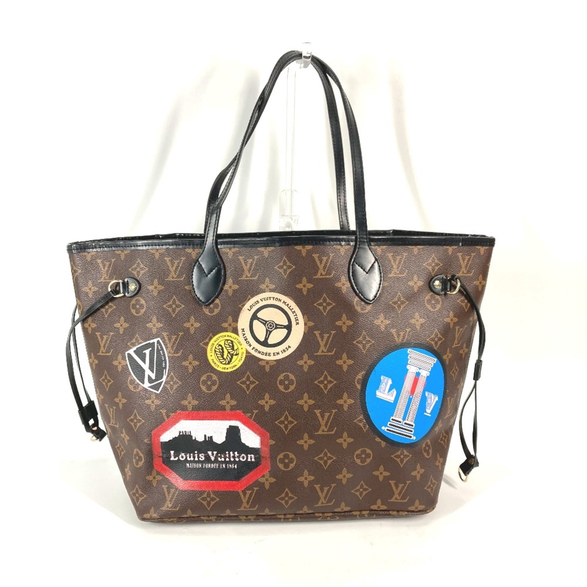 Pre-Owned LOUIS VUITTON M42844 My Monogram World Tour Neverfull MM