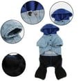 thumbnail image 5 of CSCHome Cat Outfit Dog Onesie,Fall & Winter Comfortable Cowboy Clothes with Hat for Small Medium Dogs, 5 of 6