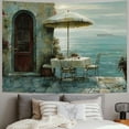 thumbnail image 2 of Orinice Ocean View Tapestry Wall Hanging Unique Style Graphic Tapestries Home Wall Decor Art for Living Room Bedroom Apartment Farmhouse Dorm 40x60inch, 2 of 6
