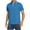 Blue, variant on Men's Muscle V Neck Shirts Slim Fit Short Sleeve T-Shirts Soft Tees Dark Gray T Shirts for Man