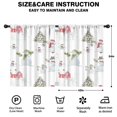 thumbnail image 2 of Blackout Kids Curtains,White Christmas Snowman Pattern Childrens Insulated Curtains Set Of 2,Bedroom Essentials,Toddler Room Decor 42"x54", 2 of 5