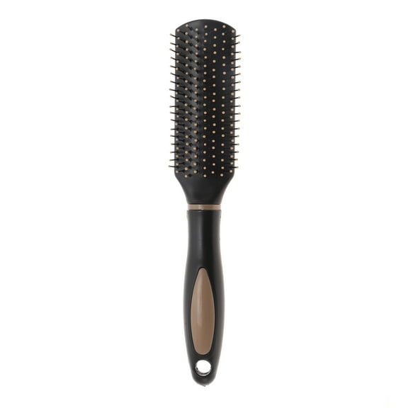 Unique Bargains Durable Anti-static Ribs Comb Black for Everyday Use and Hair Styling