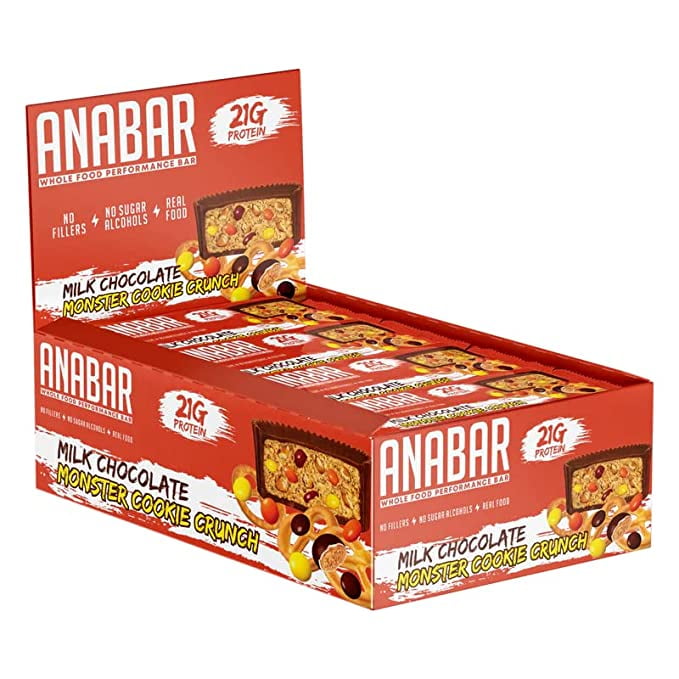 Anabar Monster Cookie Crunch 12 Protein Bars Final Boss Performance 21