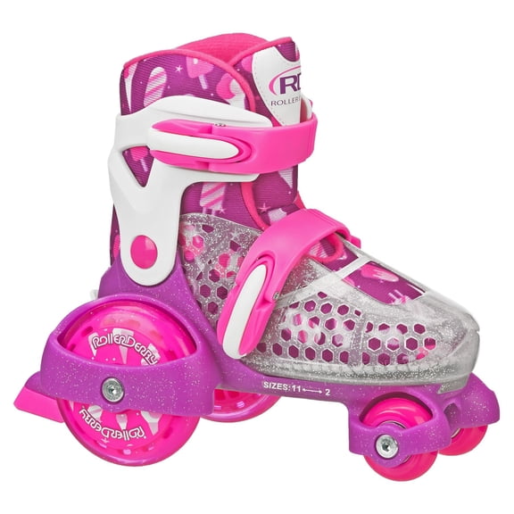 Roller Derby EZ-Roll Girls Beginner Roller Skates (11J-2)