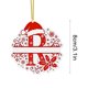 thumbnail image 1 of Decoraciones de Árbol de Navidad 26 Letras Decoraciones Colgantes de Navidad para Artesanías de Bricolaje, 1 of 5