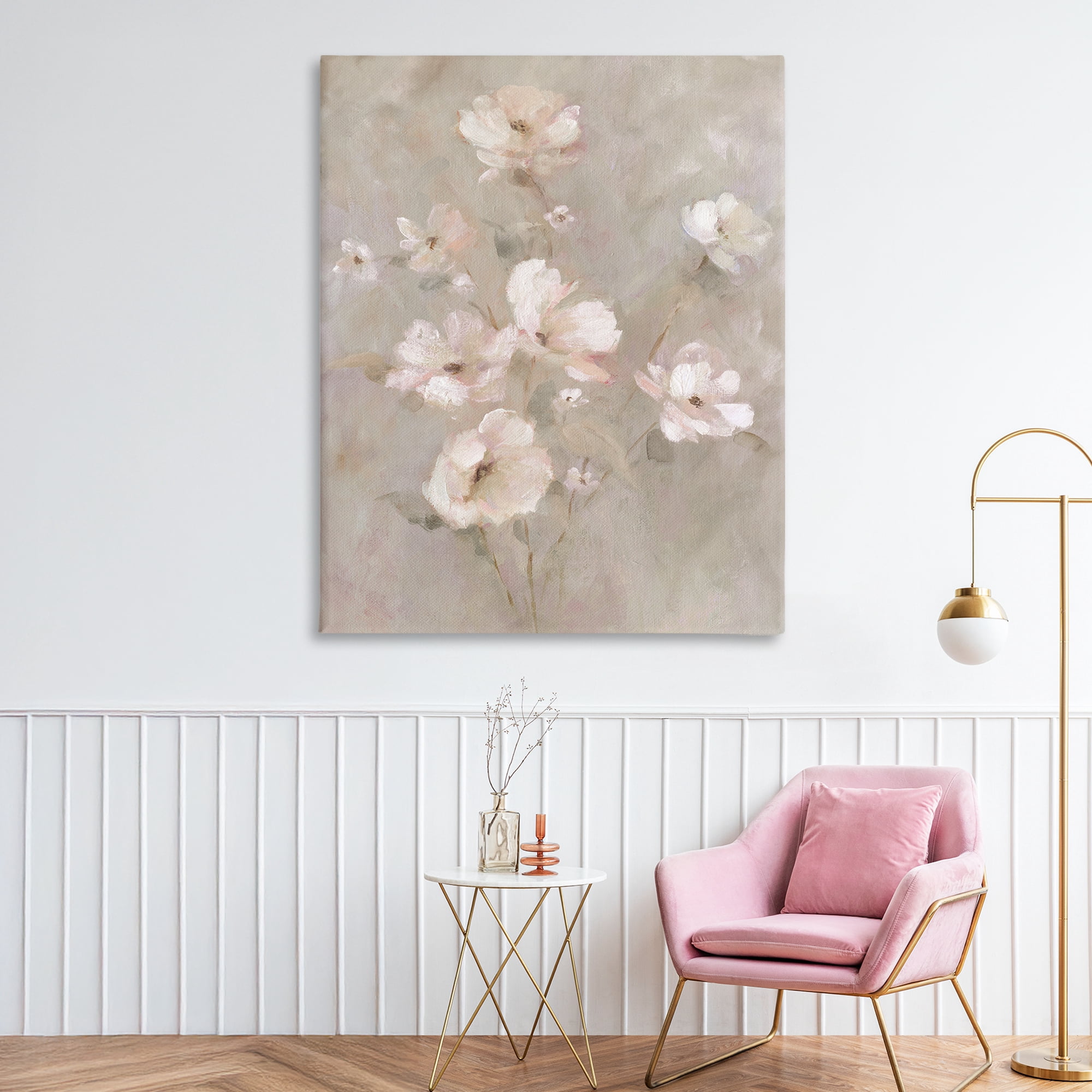 Stupell Industries Delicate Blush Floral Arrangement Canvas Wall Art, design by Carol Robinson