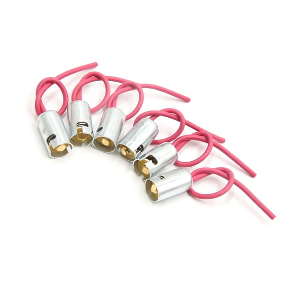 6pcs BA9S  Bulb Car Vehicle Door Dome Panel Light Socket Holder Connector