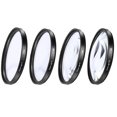 thumbnail image 1 of 4-in-1 DSLR Camera Close Up Filter Optical Glass Aluminum Digital Camera Close Up Macro Lens Filter Kit for Nikon for Pentax for Sony, 1 of 7