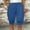 Womens Blue Shorts Pants, variant on Women's Summer Baggy Bloomers Capri Pants with Pockets Drawstring Elastic Waist Cropped Harem Pants Black 10