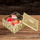 thumbnail image 3 of Caja de dulces BuyWeek cuadrada 12 piezas estilo europeo alta capacidad color oro plata, 3 of 9