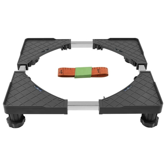 Tysrjsv Mini Fridge Stand Adjustable Refrigerator Stand with 4 Strong feet Universal Washer Dryer Pedestal for Vertical Household Appliance