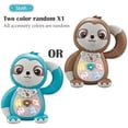 thumbnail image 1 of DEBGFS 2Pcs Interactive Cartoon Animal Keyboard Toy - Multifunctional Light-Up Finger Play Instrument for Early Learning & Fun Made of Durable ABS Material, 1 of 7