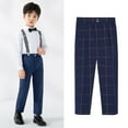 thumbnail image 5 of Esaierr Youth Kids Boys Flat Front Dress Pants 1-14Years Big Boys Pring Spring Summer Student Performance Host Dress Suit Pants, 5 of 7