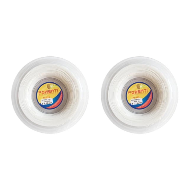 Cuerda de raqueta Greeniant de 12 m Hilo de alta elasticidad Blanco 2Conjunto