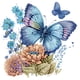 thumbnail image 1 of (YN133) Serie Mariposa Diamante Parcial Pintura Resina Diamante Con Forma Especial 30*30cm, 1 of 9
