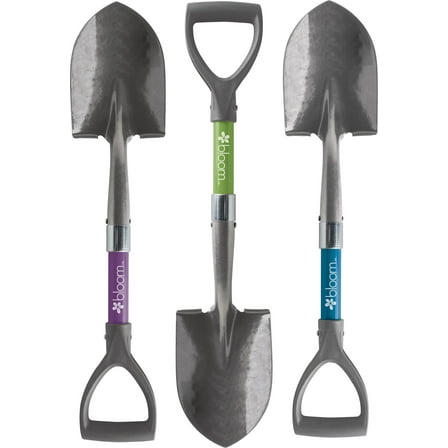 Bloom Mini D-Handle Shovel, Assorted Colors, Quantity 1