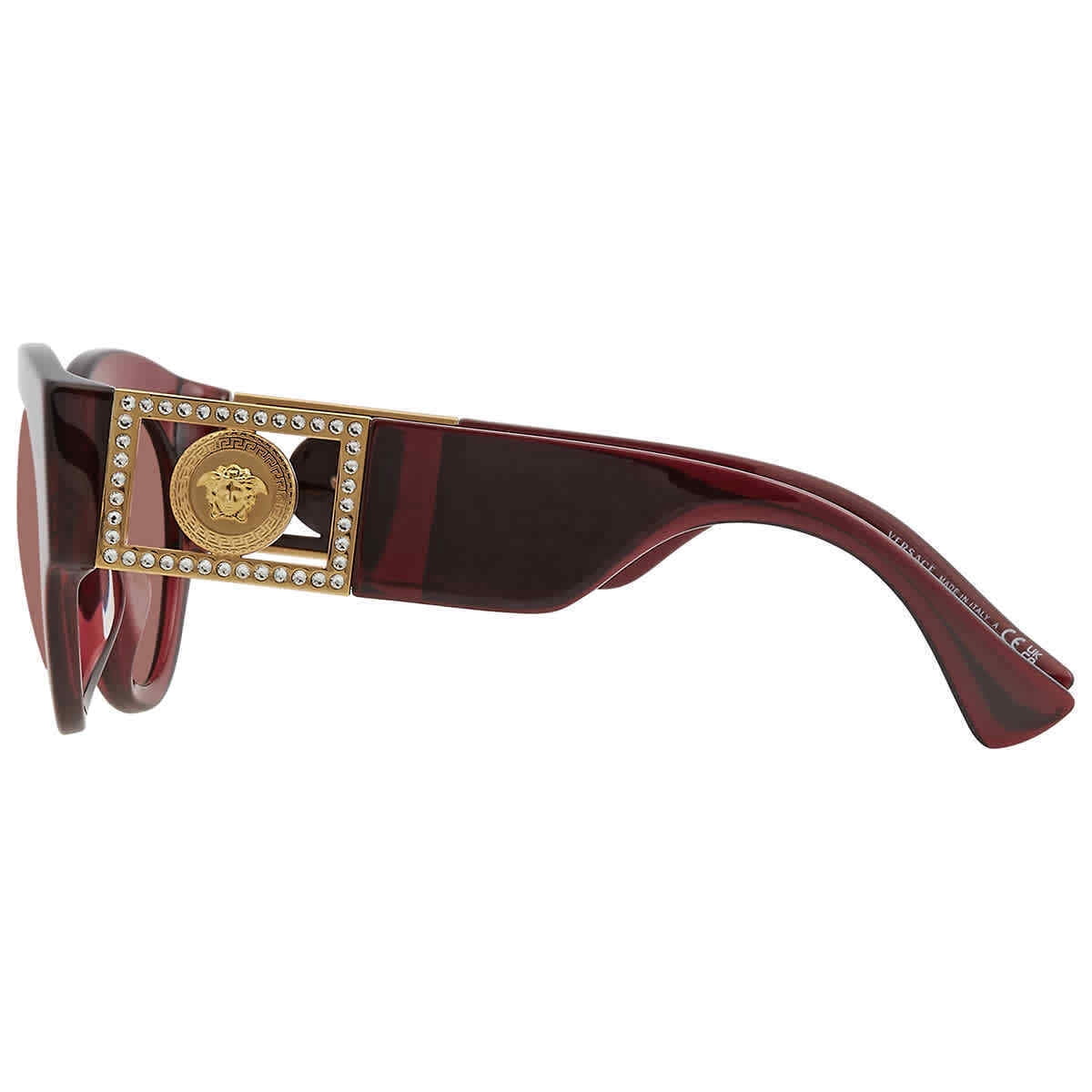 Versace Dark Violet Oval Ladies Sunglasses VE4438BF 538569  display picture 2