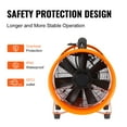 thumbnail image 3 of SKYSHALO Compact Air Mover, 12" Robust Tube Fan with 16.4ft Flexible Duct, 585W Powerful Garage Ventilation Fan 3198CFM, Efficient Dust and Fume Extractor for Home/Industrial Use, 3 of 9