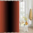 thumbnail image 4 of Fabric Shower Curtain Ombre Abstract Gradient Black Red Orange Shower Curtains with 12 Hooks Waterproof Machine Washable Bath Curtains for Bathroom, 72 x 84in, 4 of 6