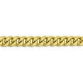 thumbnail image 3 of 10K Yellow Gold chain Curb 22 in 11 mm 11mm Semi-Solid Miami Cuban, 3 of 5