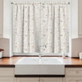 thumbnail image 2 of Ambesonne Vintage Mr Mrs Kitchen Curtains, Pastel Wedding Theme, 55"x30", Ivory, 2 of 3