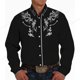 thumbnail image 1 of Camisa de hombre Vintage Western Cowboy Camisas hawaianas de manga larga grandes Camisa de moda para hombre y mujer Blusa de solapa Cuba Pecho único Nuevo, 1 of 6