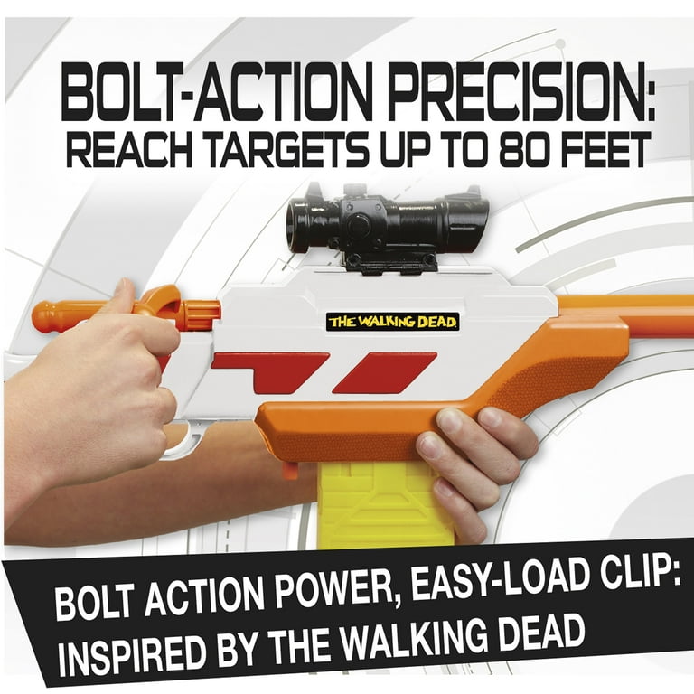 The Walking Dead: Andrea's Bolt-Action Zombie Dart Blaster with 8