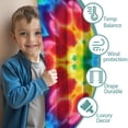 thumbnail image 3 of Blackout Kids Curtains,Colorful Tie Dye Mandala Pattern Childrens Insulated Curtains Set Of 2,Bedroom Essentials,Toddler Room Decor 42"x54", 3 of 5
