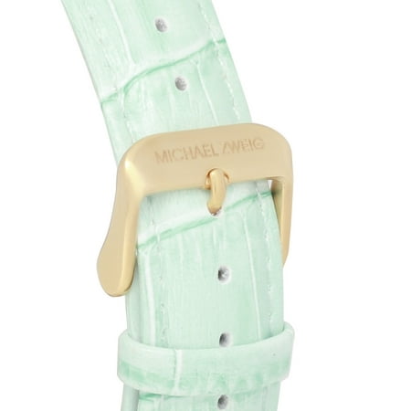 Michael Zweig "Elysian" Ladies Watch, Rhinestone Accent Mother of Pearl Dial Fashion Watch.