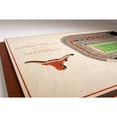 thumbnail image 4 of Texas Longhorns 17'' x 13'' 5-Layer StadiumViews 3D Wall Art, 4 of 5