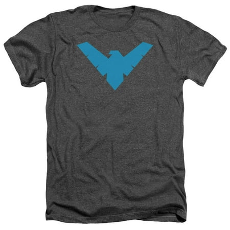 Batman - Nightwing Symbol - Heather Short Sleeve Shirt - Large