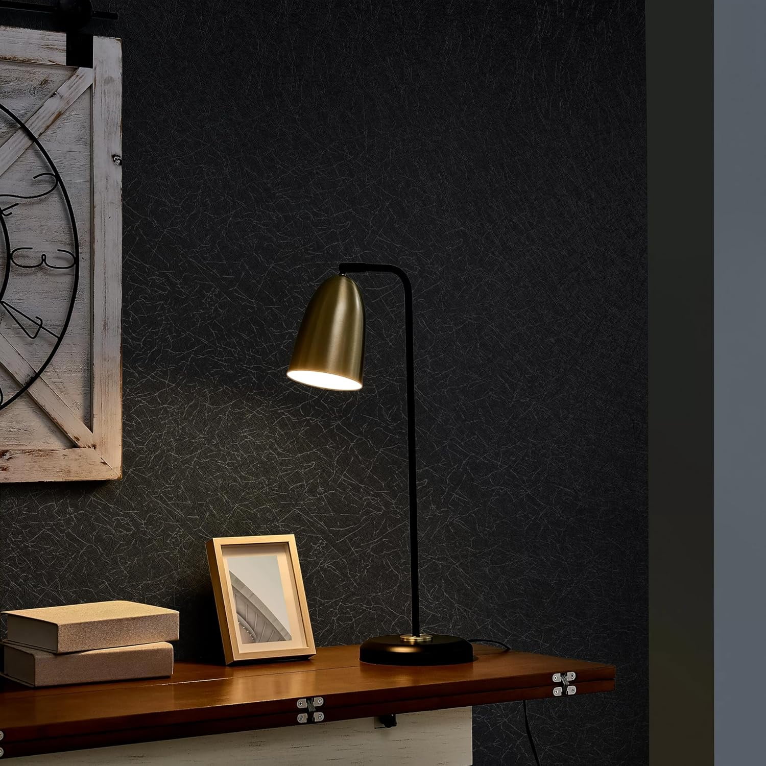17.3 inch X 393 inch Peel and Stick Wallpaper Black Silk Textured Wallpaper Modern Solid Color Wall Paper Removable Contact Paper for Walls Vinyl Rolls