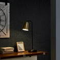 thumbnail image 3 of 17.3 inch X 393 inch Peel and Stick Wallpaper Black Silk Textured Wallpaper Modern Solid Color Wall Paper Removable Contact Paper for Walls Vinyl Rolls, 3 of 14