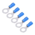 thumbnail image 4 of Pre Insulated Ring Terminal, Tin Plating Rings Copper Crimp Terminals Blue 100Pcs Corrosion Prevention  for Machinery, 4 of 7