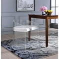 thumbnail image 2 of Pemberley Row Acrylic Clear Dining Chair U Shape 24.5"H Unassembled, 2 of 3