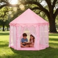 thumbnail image 5 of Lunxisen 1 Pcs Princess Play Tent Castle Pop Up Mesh Playhouse Indoor Outdoor Kids Gift Carry Bag, 5 of 7