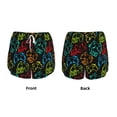 thumbnail image 5 of Lsque Play Game Start Printed Women's Running Shorts with Liner Pockets,Elastic Quick Dry Workout Athletic Gym Yoga Shorts,Womens High Waist Shorts-Large, 5 of 9