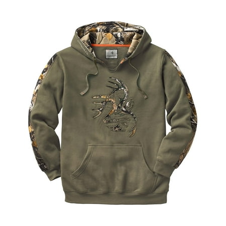 Legendary Whitetails Men's Big & Tall Camo Outfitter Hoodie, Army, 4X ...