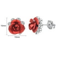 thumbnail image 2 of Yoursfs Rose Earrings Red Rose Flower Earrings Women's Earrings Work and Leisure Jewelry Gifts, 2 of 5