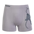 thumbnail image 2 of 6-Pack Men's Seamless Short Boxer Briefs Underwear, Cross Chain Multi Color, 2 of 6