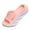 Peach & White, variant on Womens Mens Recovery Slides with Comfortable Plantar Fasciitis Arch Support Ladies Orthotic Open Toe Unisex Orthotic Walking Thick Cushion Sport Sandals Reduces Stress on Feet