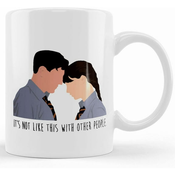 Normal People Mug, Ceramic Novelty Coffee Mug, Tea Cup, Gift Present For Birthday, Christmas Thanksgiving Festival, 11oz Sarcasm With Sayings Mug