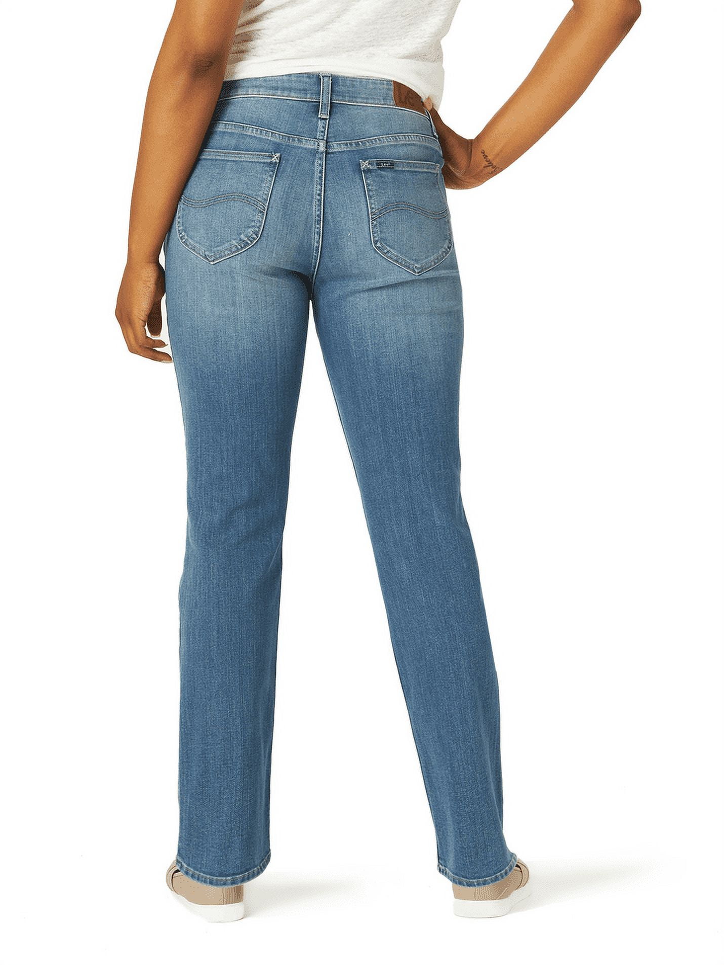 Lee Women's Midrise Straight Jean, Available in 28", 30", 32" Inseams, Sizes 2-22