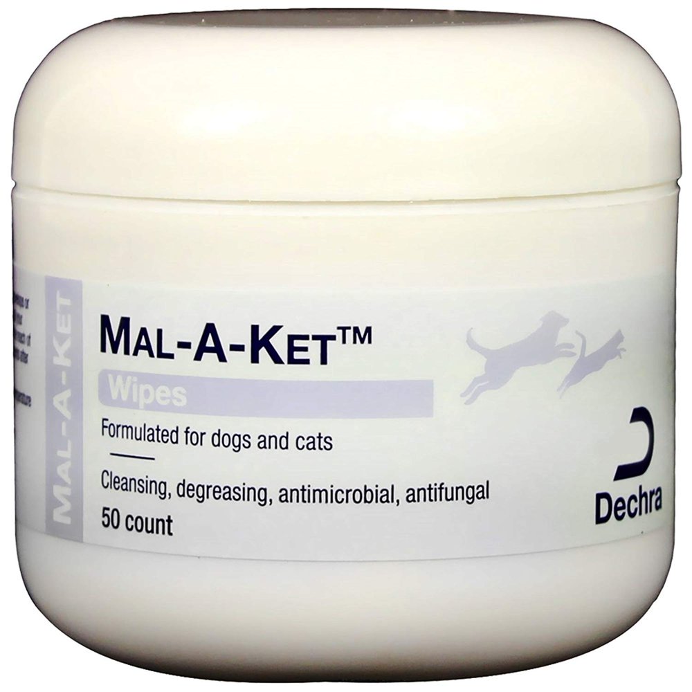 Malaket Wipes for Support Healthy Skin for Dogs, Cats 50ct by, Pre