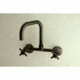 thumbnail image 3 of Kingston Brass KS413ORB Concord 8-Inch Adjustable Center Wall Mount Kitchen Faucet, Oil Rubbed Bronze, 3 of 5