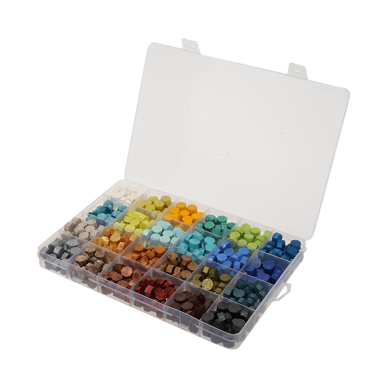 Octagonal Assorted Sealing Wax Beads Stamp Pills Melting Gift Sealing Tablet 