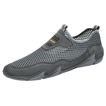 

Xboschi Men House Slippers New Summer Fit Sports Casual Shoes Men s Mesh Breathable Leather Shoes Versatile Men s Shoes
