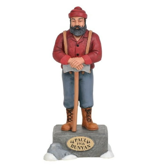 Department 56 Accessory PAUL BUNYAN STATUE Polyresin Apple Tree 6003173