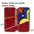 thumbnail image 4 of Galaxy A50 Wallet Case, Dteck Premium PU Leather Flip Folio Wallet Case with Card Slot Magnetic Closure Case for Samsung Galaxy A50/A50S/A30S ,Red, 4 of 8